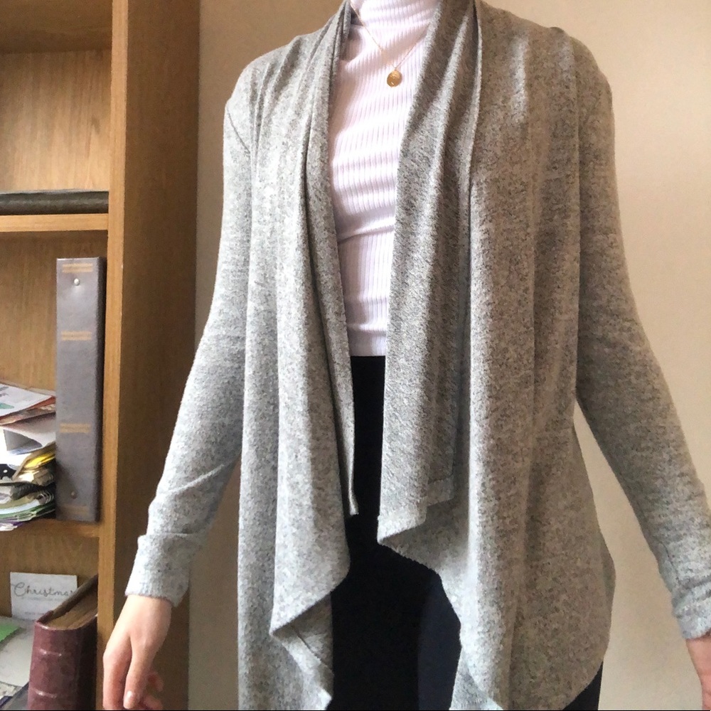Grey Cardigan sweater